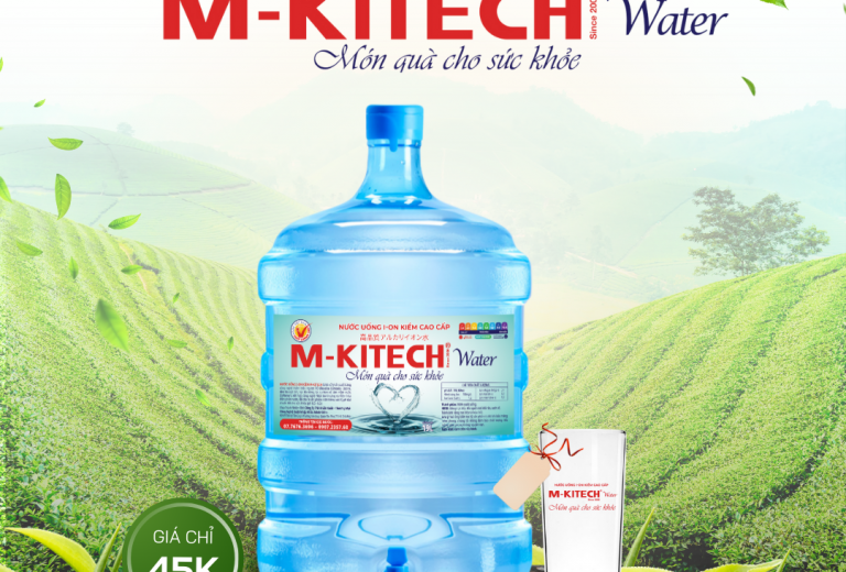 Ra mắt Dòng Nước Uống ION KIỀM M-KITECH - Khuyến mãi hấp dẫn